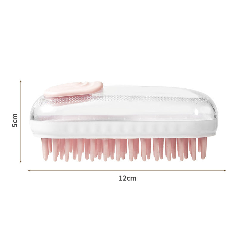 Silicone Pet Bath Massage Foam Cleaning Brush Tool