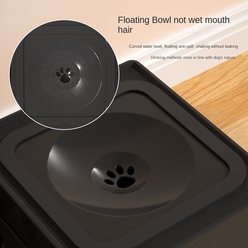 Adjustable Stainless Steel Pet Double Bowl Elevated Feeding Stand