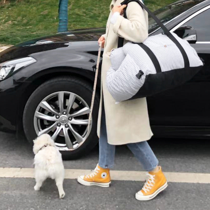 Pet Car Travel Safety Carrier Bag