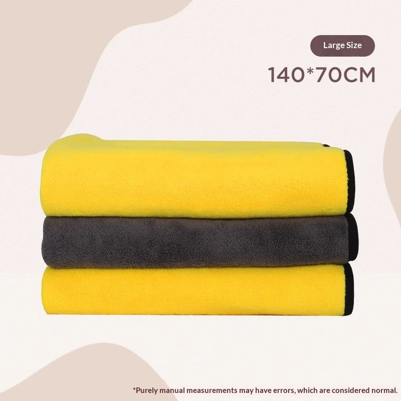 Super Absorbent Quick Dry Pet Bath Towel Microfiber Sheet