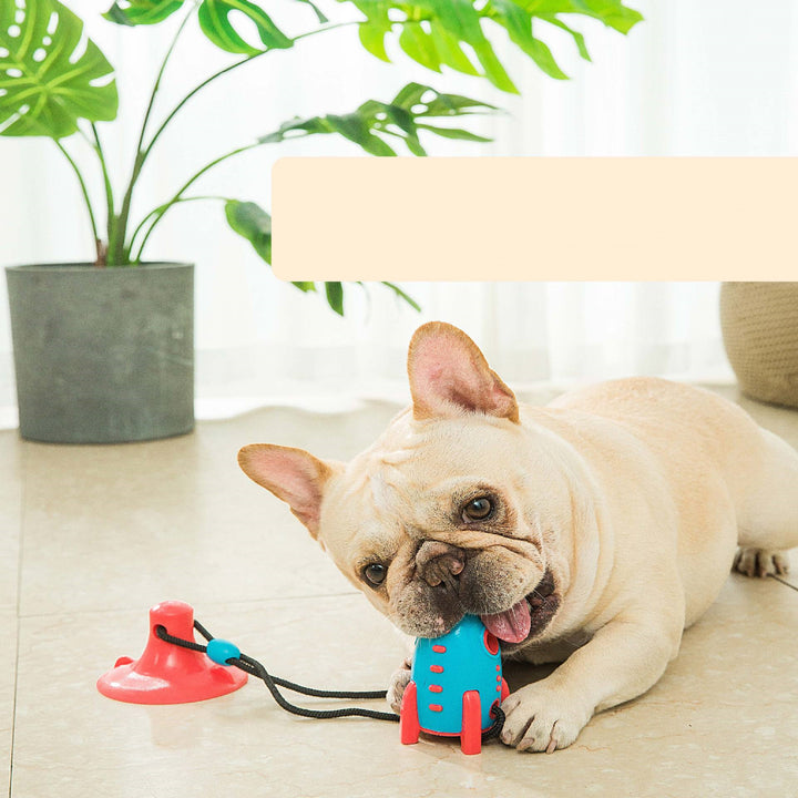 Rocket Style Treat Dispensing Bite Resistant Pet Toy