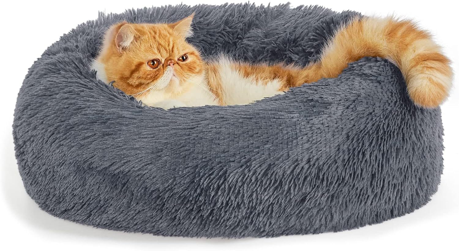 Non Slip Plush Round Pet Bed Indoor Soft Cushion Mat