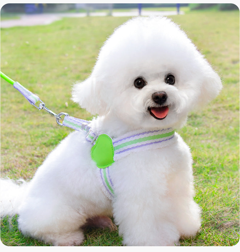 Pet Breathable Chest Vest Walking Leash Summer Gear