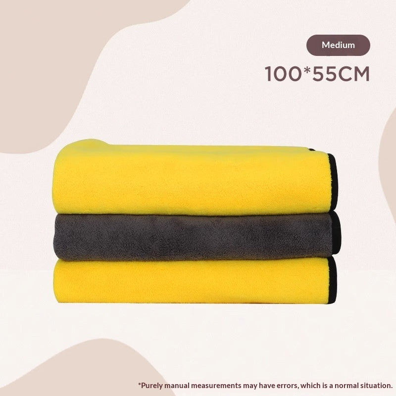 Super Absorbent Quick Dry Pet Bath Towel Microfiber Sheet