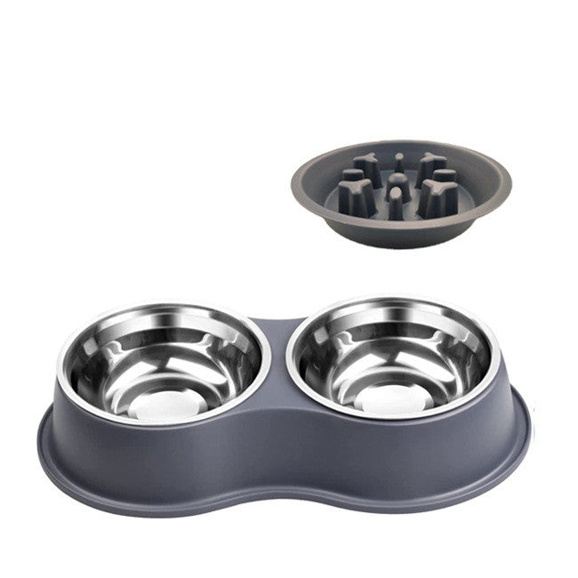 Removable Pet Slow Feeding Bowl Anti Choking Design