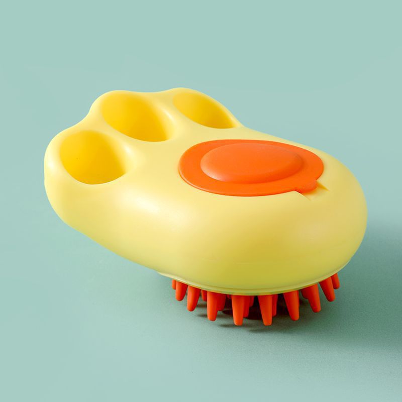 Pet Bath Massage Comb Brush Grooming Cleaning Tool