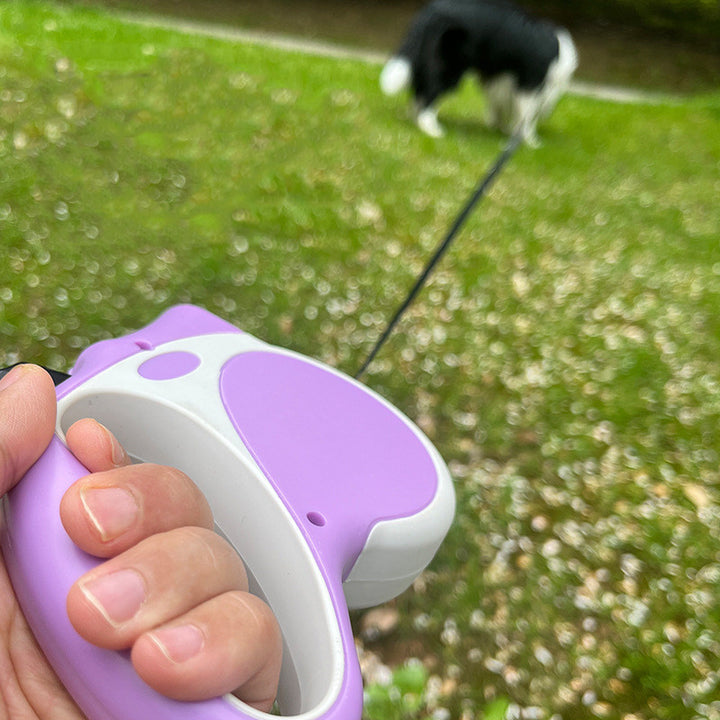 Pet Lighted Retractable Rope Walking Leash Gear