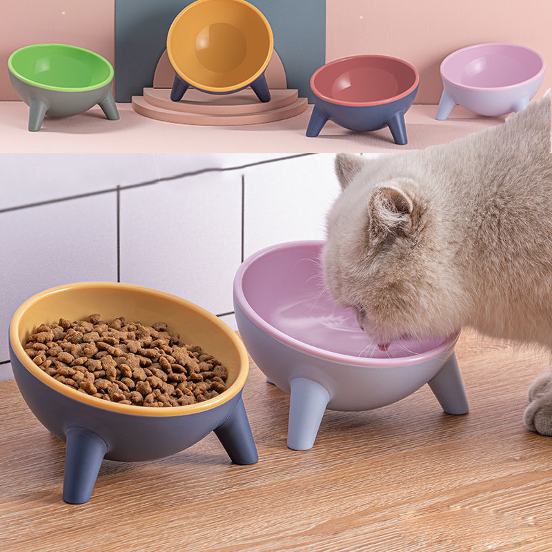 Nordic Style Pet Feeding Bowl With Stand Food And Water Dish