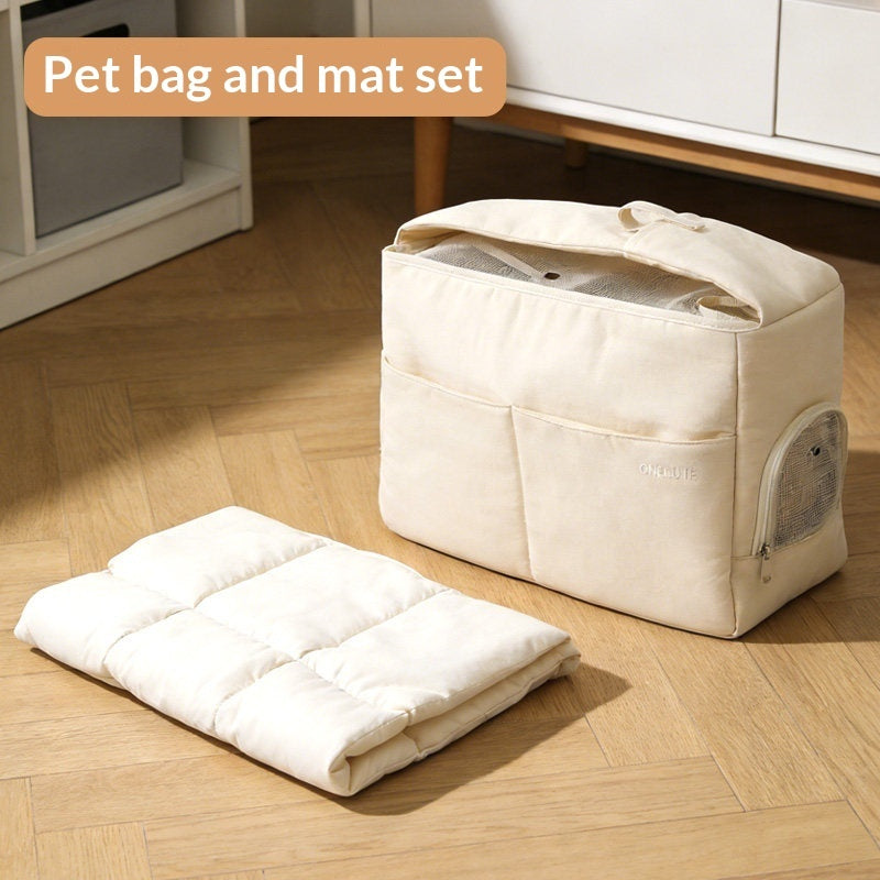 Portable Pet Carrier Bag For Outdoor Travel Use