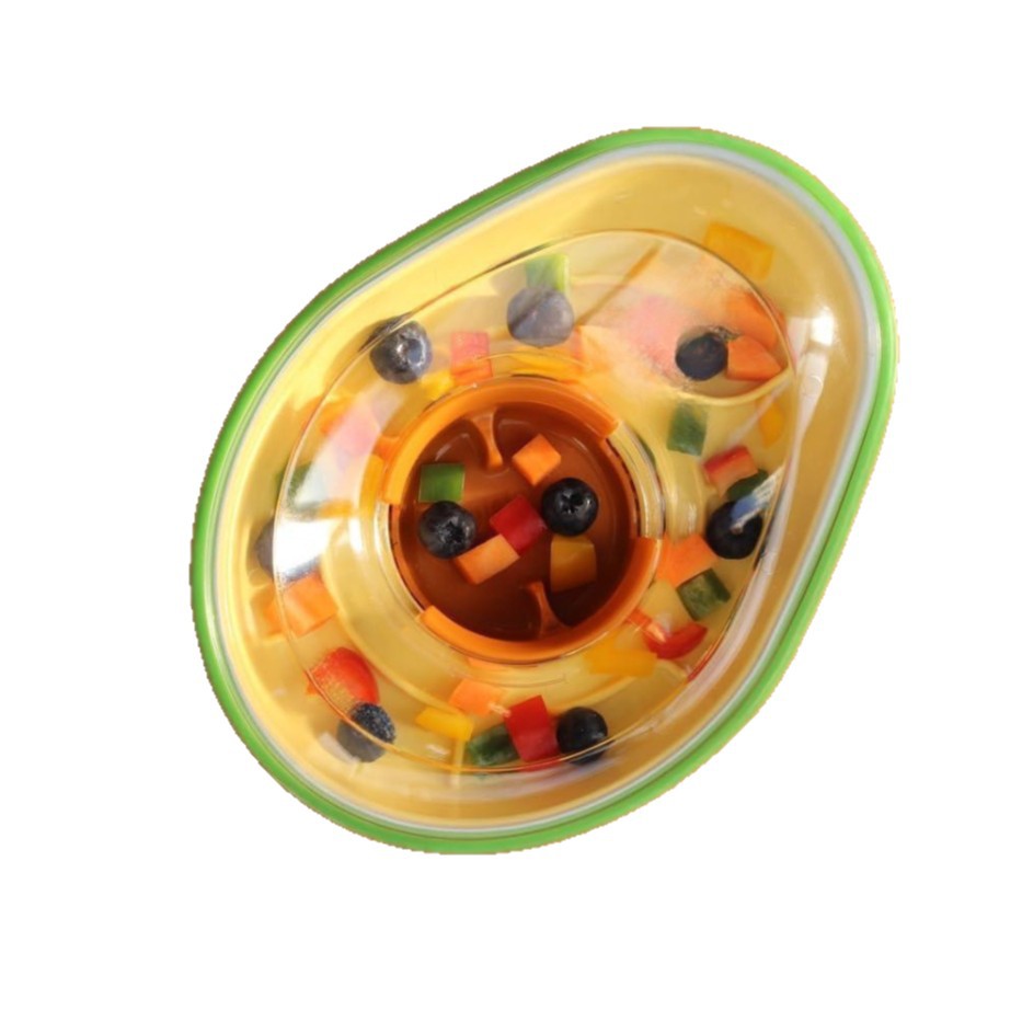 Anti Tumble Avocado Pet Feeding Bowl Stable Dish