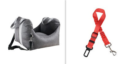 Waterproof Pet Car Seat Carrier Mesh Travel Bed Basket