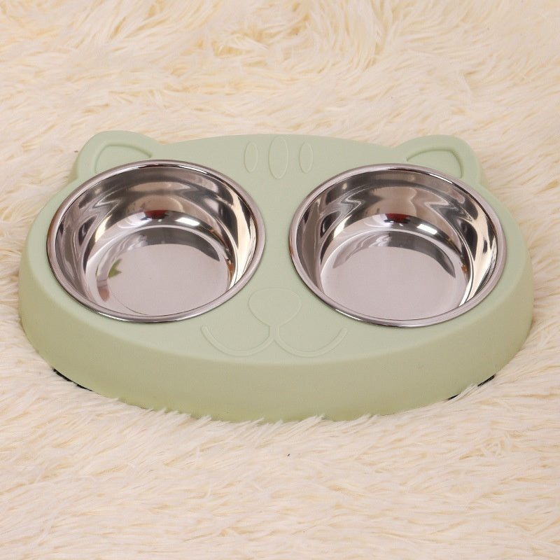 Pet Feeding And Drinking Bowl Rice Basin Water Dish