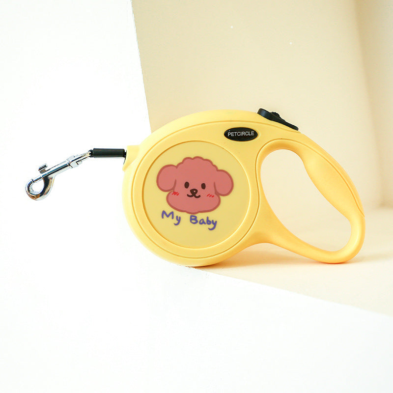 Pet 5M Cartoon Retractable Walking Leash Tool