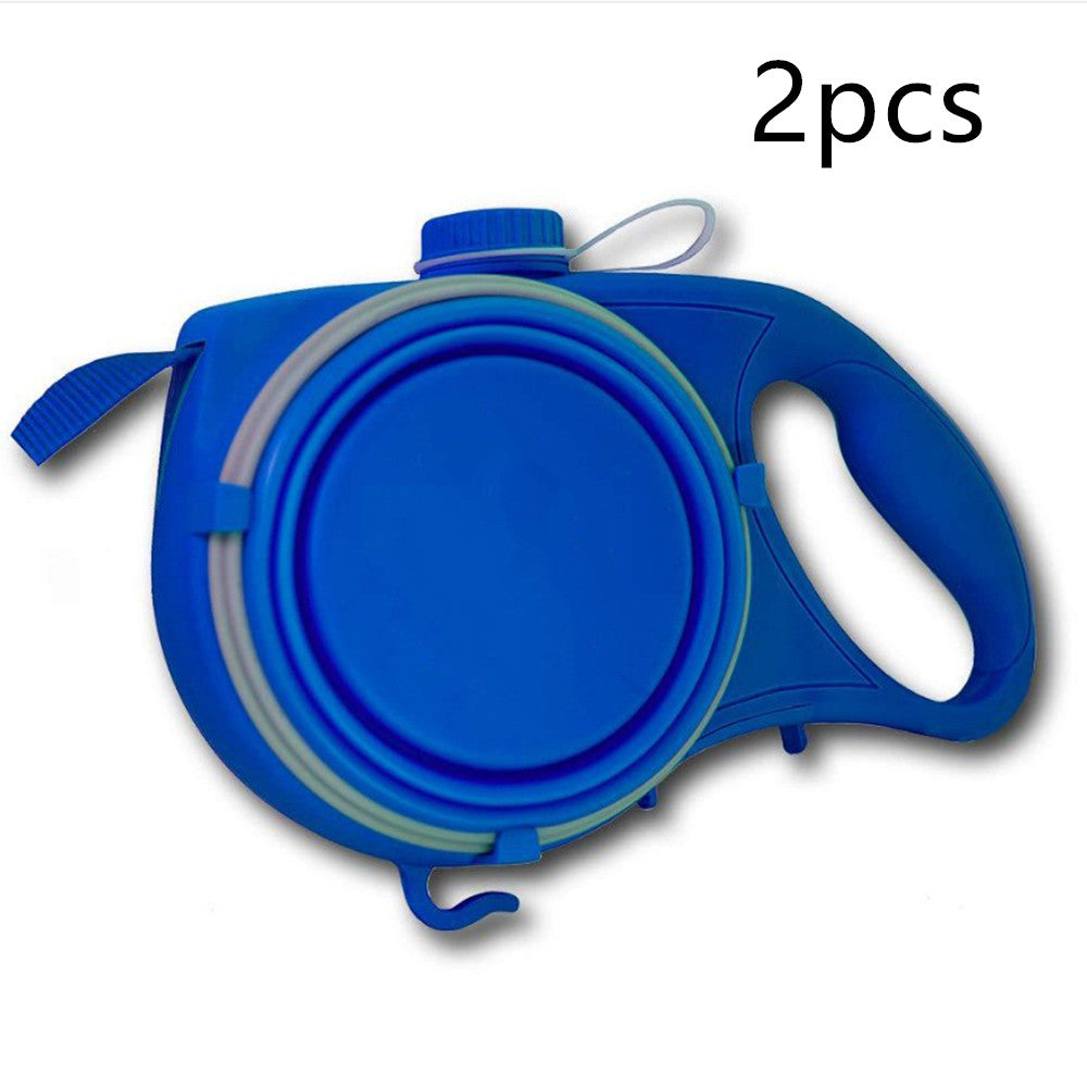 Pet Multifunctional Retractable Portable Walking Leash