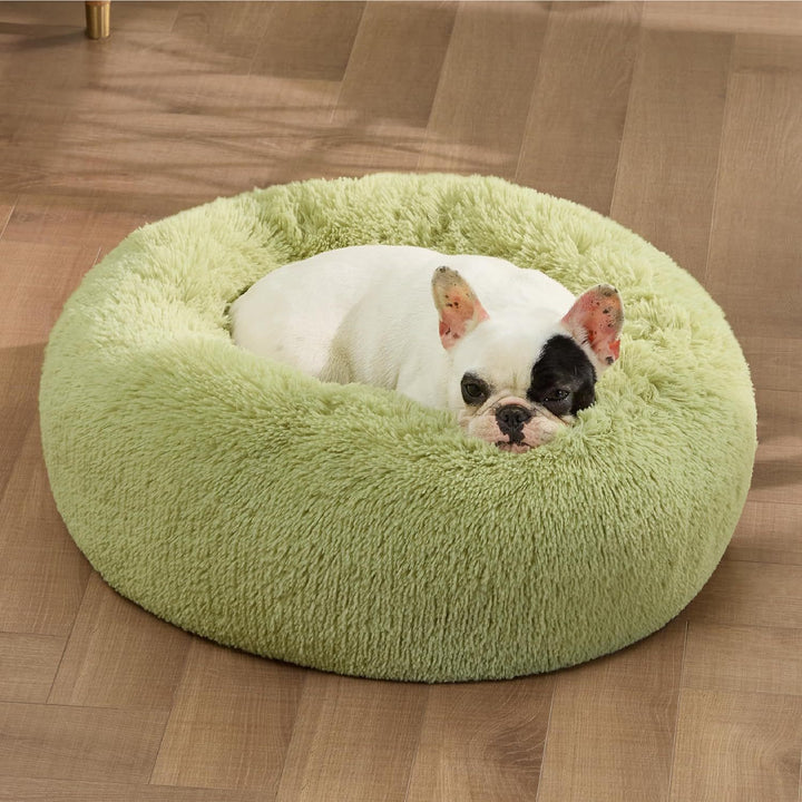 Non Slip Plush Round Pet Bed Indoor Soft Cushion Mat