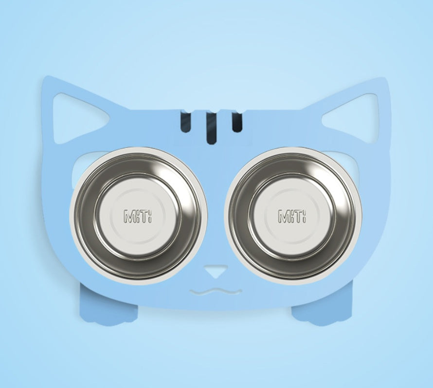 Anti Spill Pet Feeding And Water Bowl Stable Design