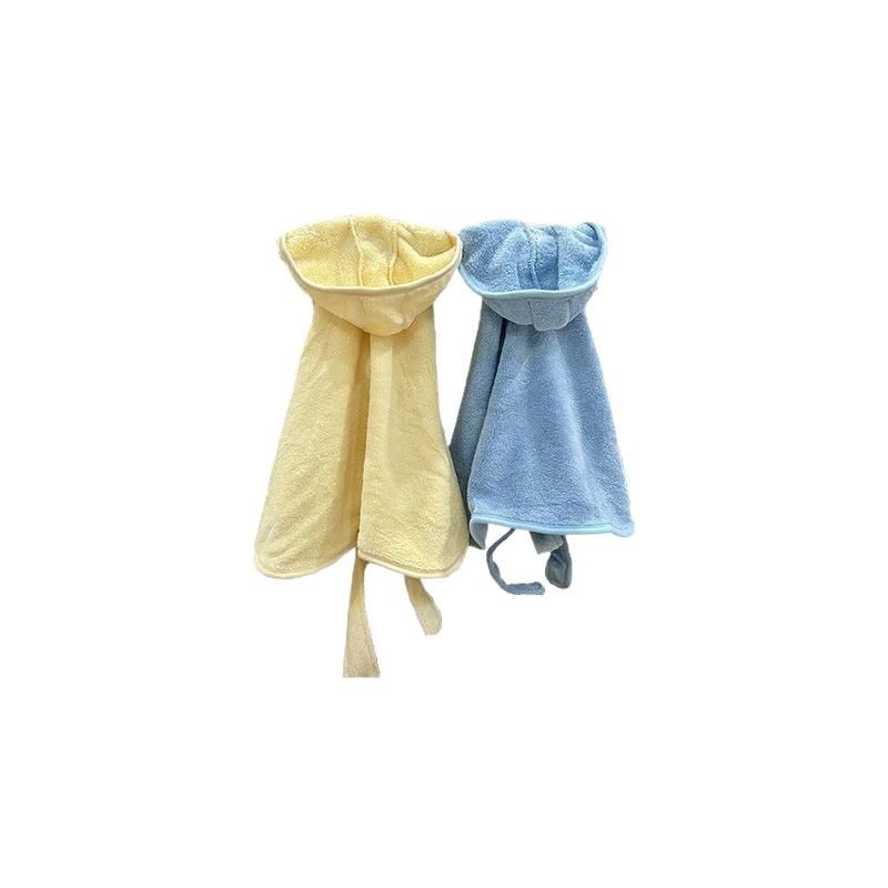 Soft Coral Fleece Wearable Pet Bathrobe Absorbent Towel