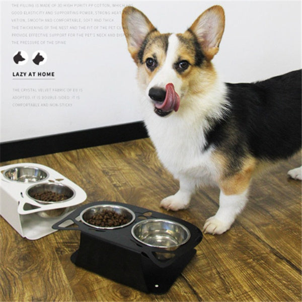 Anti Spill Pet Feeding And Water Bowl Stable Design