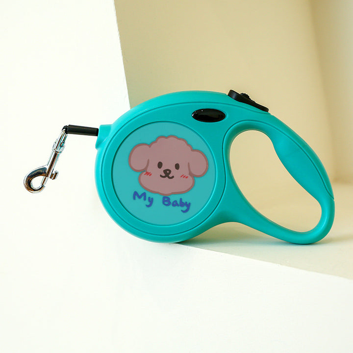 Pet 5M Cartoon Retractable Walking Leash Tool