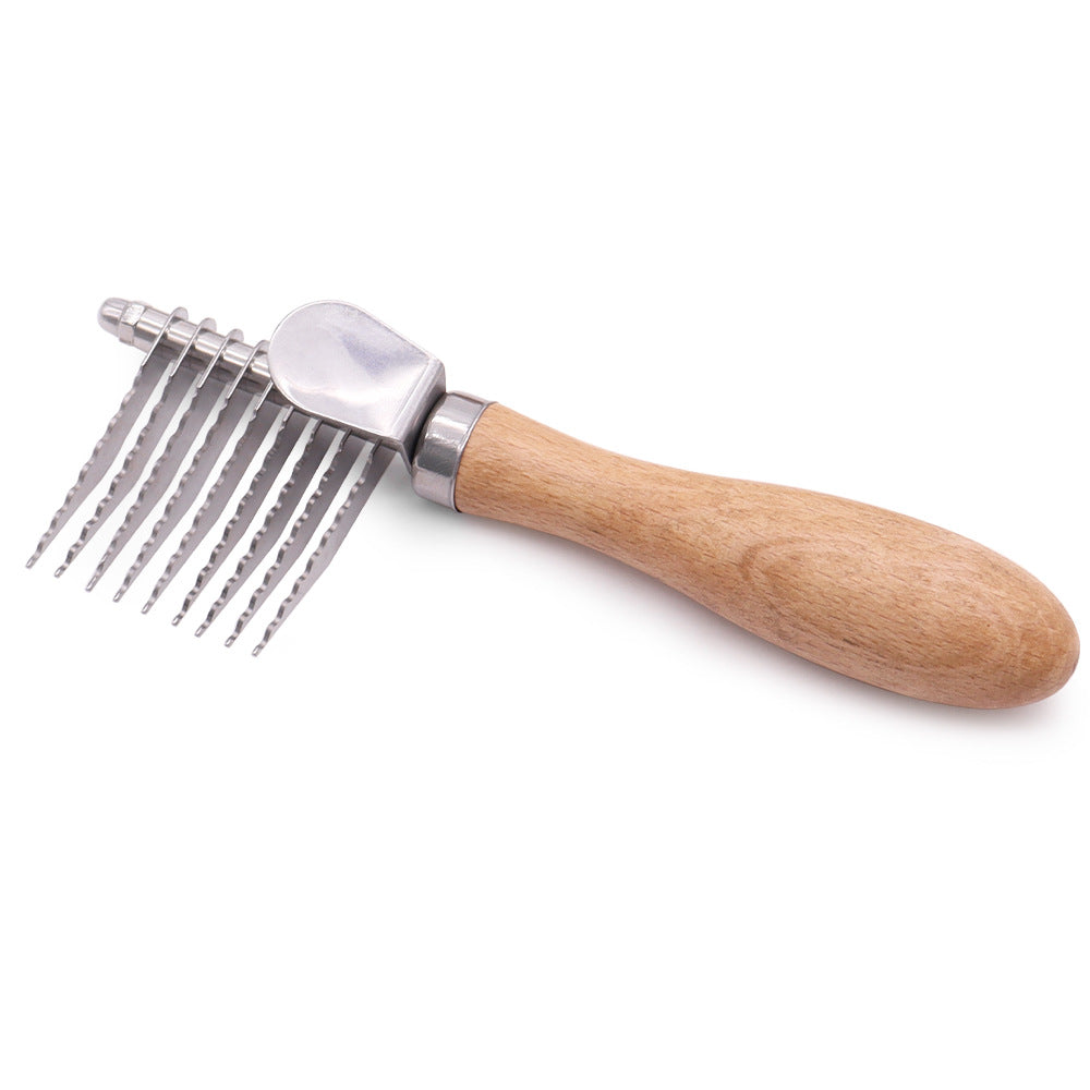 Pet Grooming Brush For Knot And Fur Removal Tool
