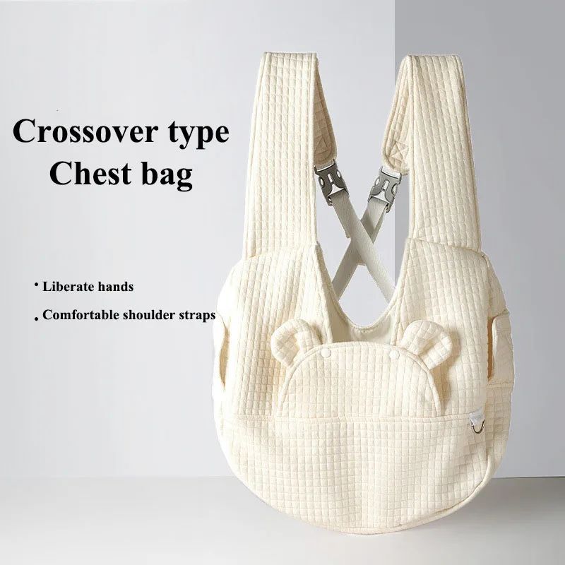 Breathable Cross Design Pet Backpack Travel Carrier Bag