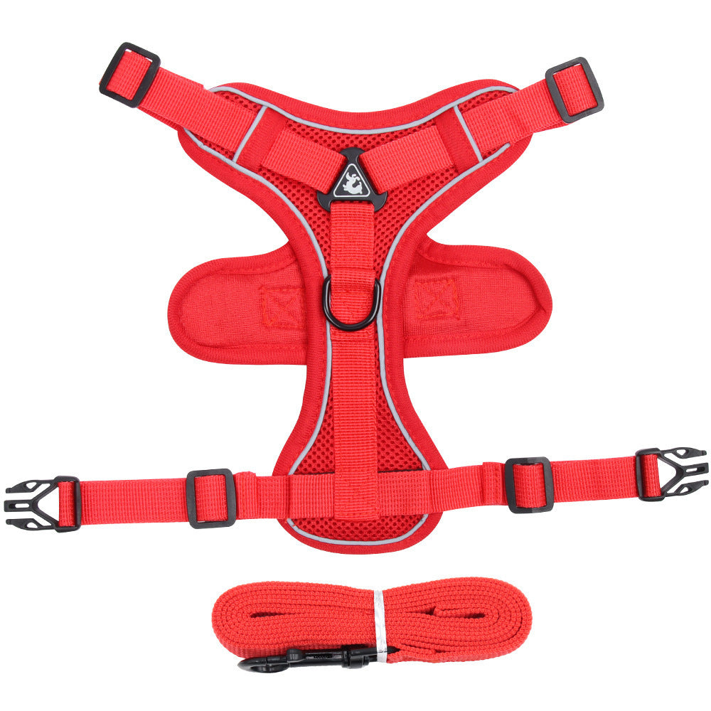 Pet New Vest Chest Strap Harness Walking Leash Gear