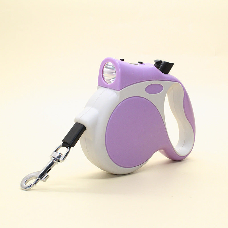 Pet Lighted Retractable Rope Walking Leash Gear