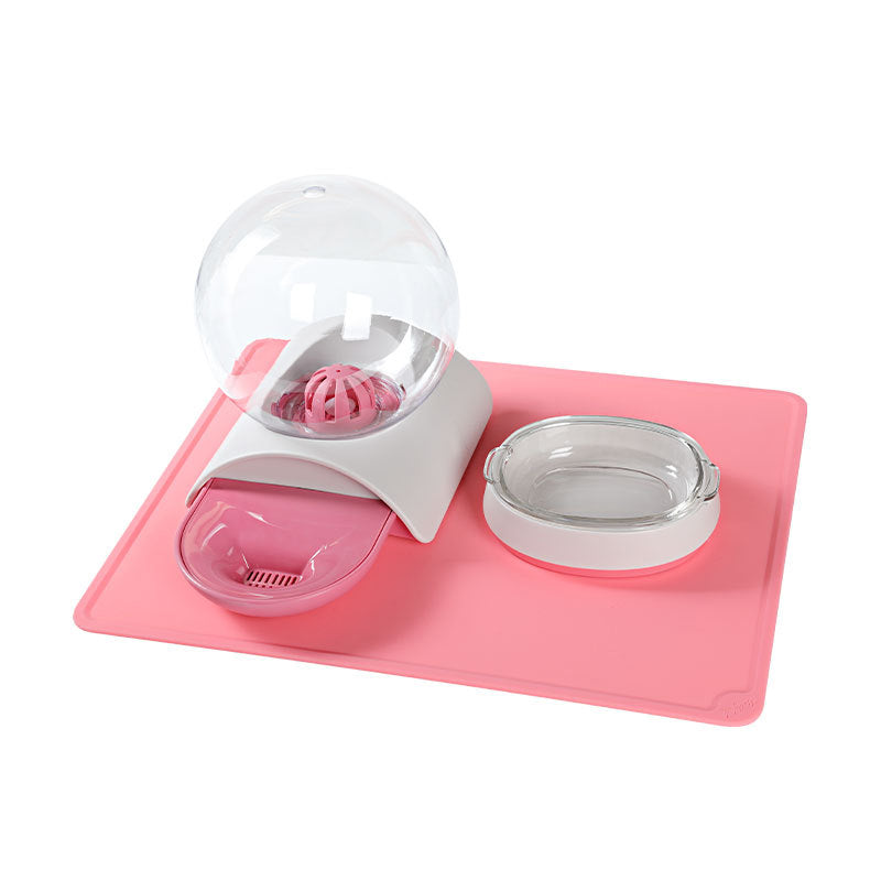 Automatic Pet Feeding And Water Dispenser Bowl Unit