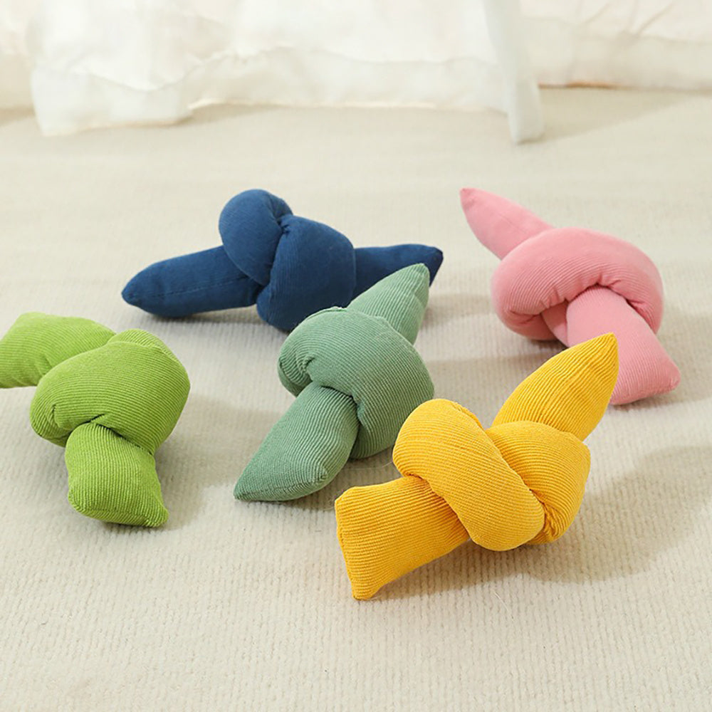 Natural Cotton Rope Knot Tug Interactive Pet Chew Toy