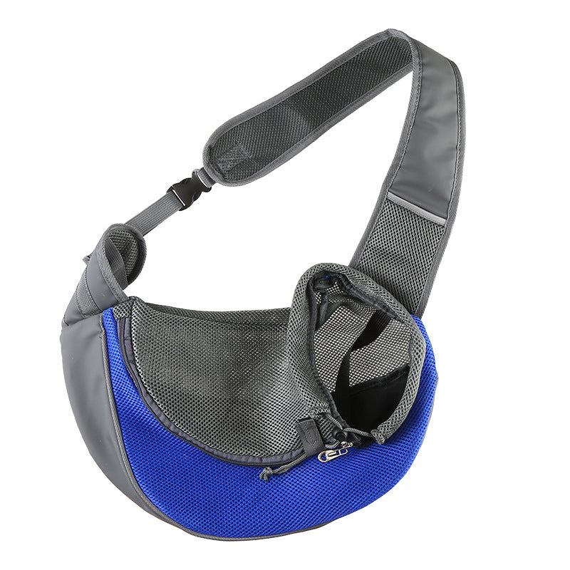 Outdoor Mesh Pet Carrier Shoulder Handbag Travel Bag