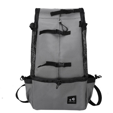 Double Shoulder Pet Backpack Carrier Outdoor Travel Bag
