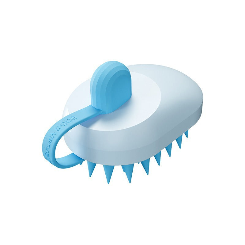 Pet Soft Gel Shampoo Bath Massage Brush Cleaning Tool