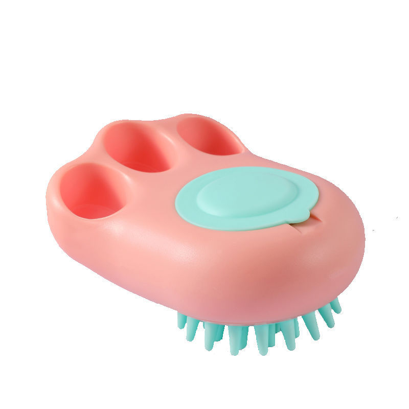 Pet Bath Massage Comb Brush Grooming Cleaning Tool