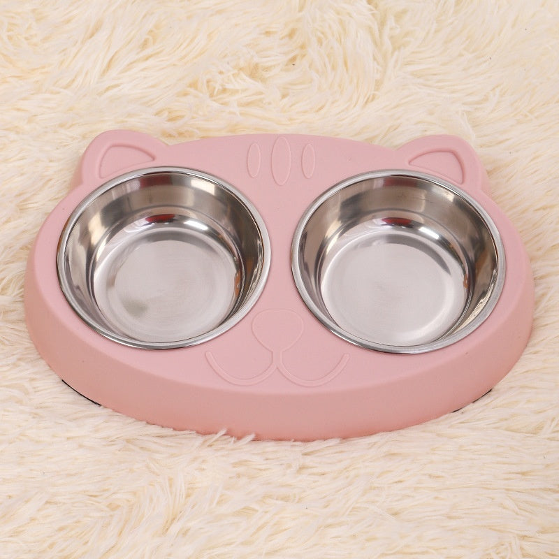 Pet Feeding And Drinking Bowl Rice Basin Water Dish