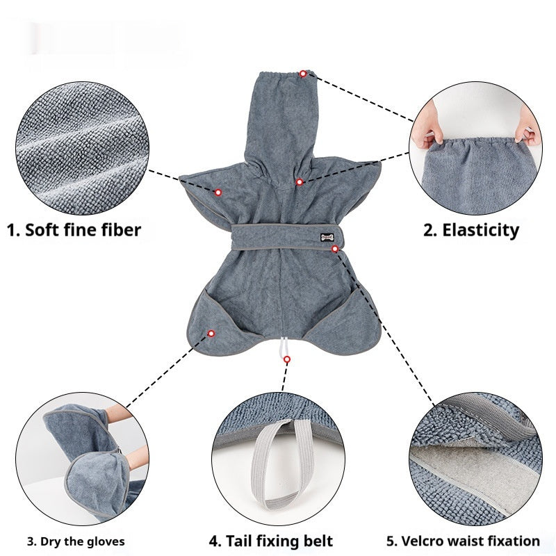 High Absorbent Quick Dry Cotton Pet Bath Towel