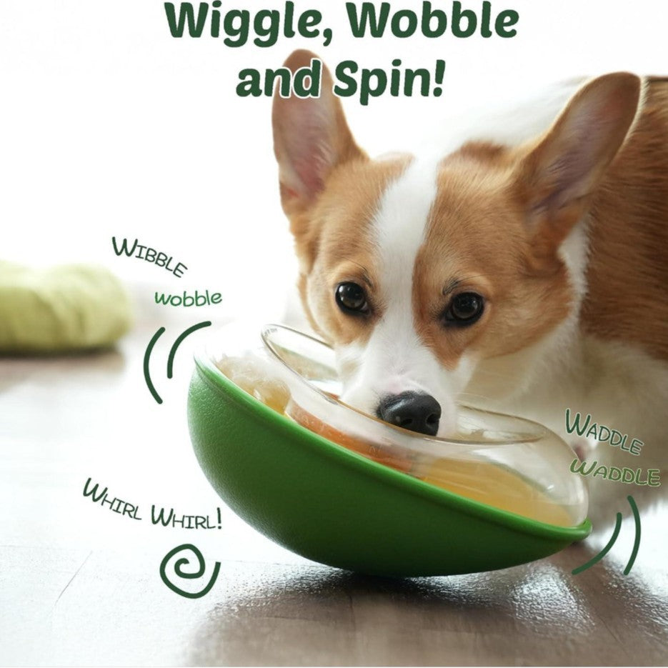 Anti Tumble Avocado Pet Feeding Bowl Stable Dish