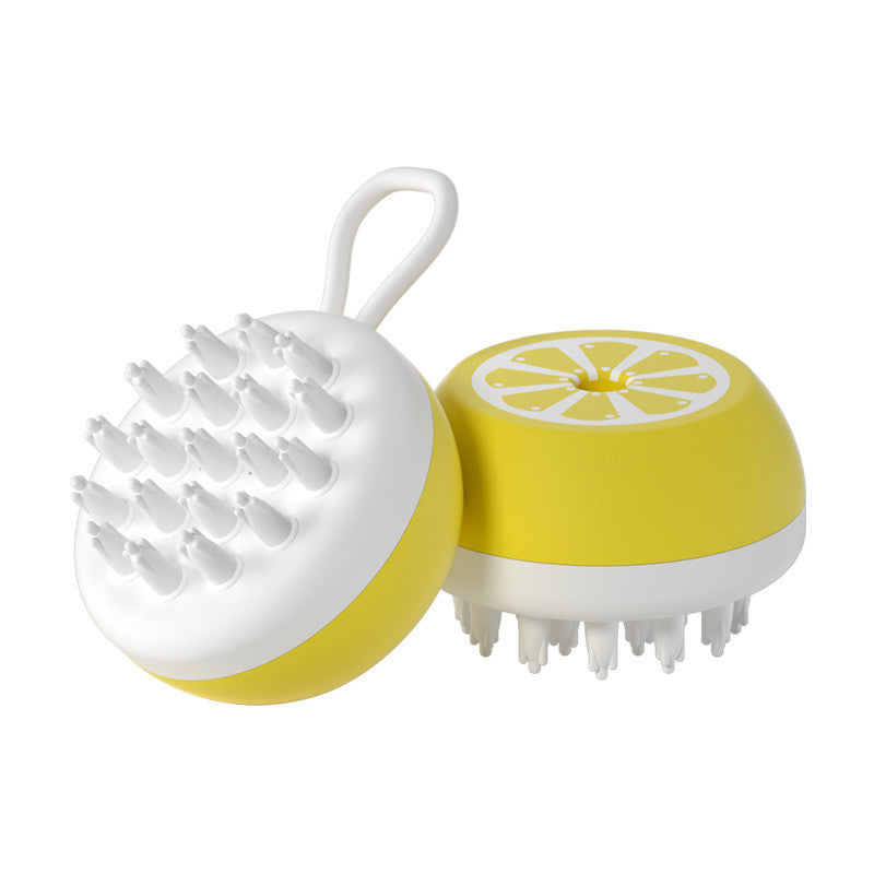Pet 2 In 1 Spa Massage Silicone Bath Brush Tool