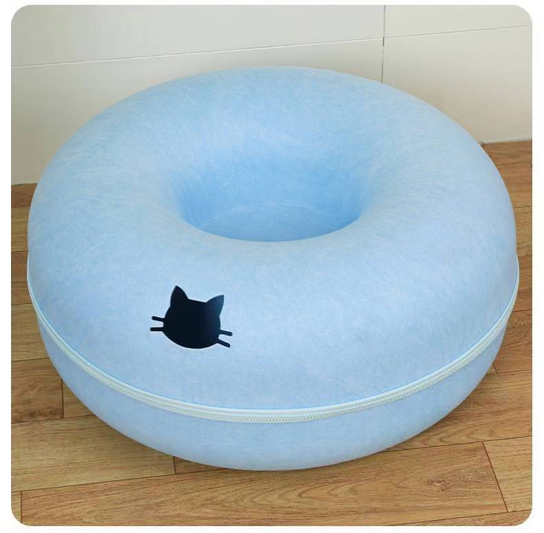 Comfortable Round Pet Tunnel Sleeping Bed Play Nest