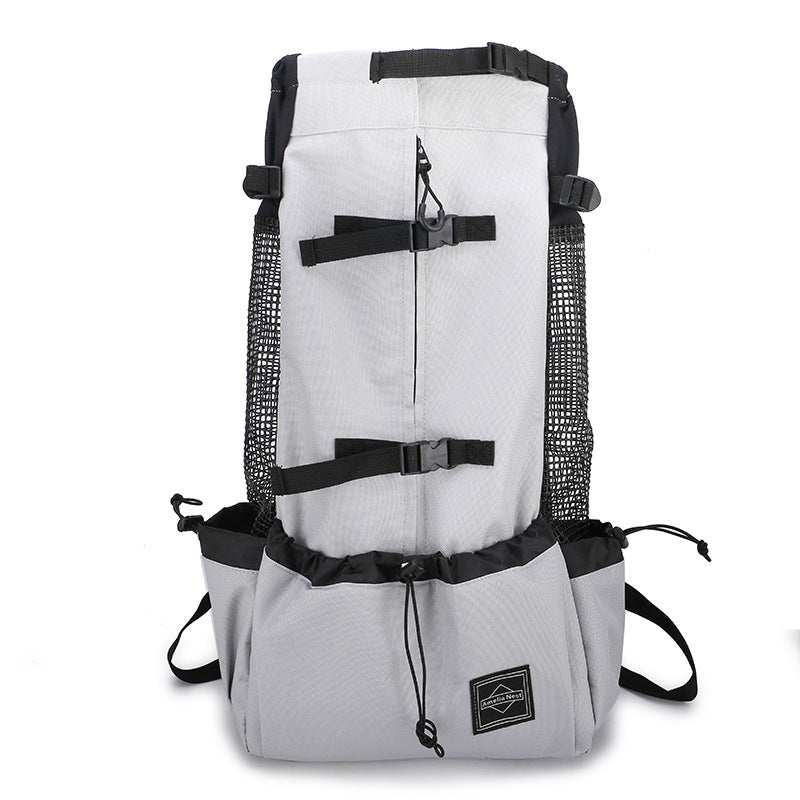 Double Shoulder Pet Backpack Carrier Outdoor Travel Bag