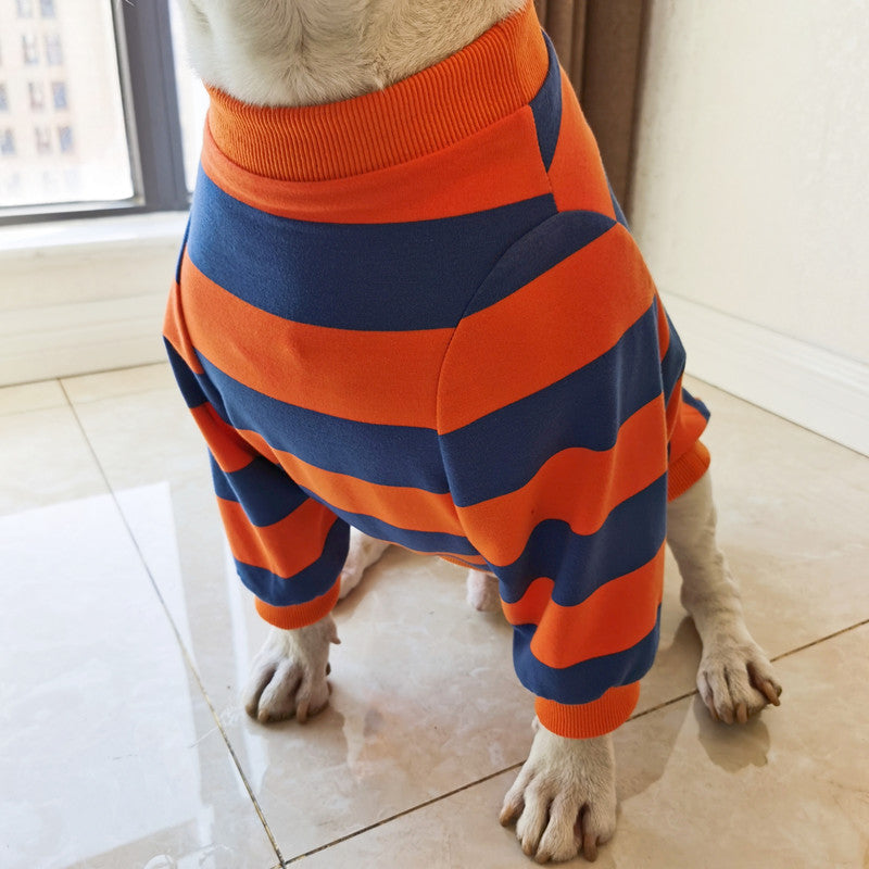 Pet Cute Striped Fashion T Shirt Clothing Top