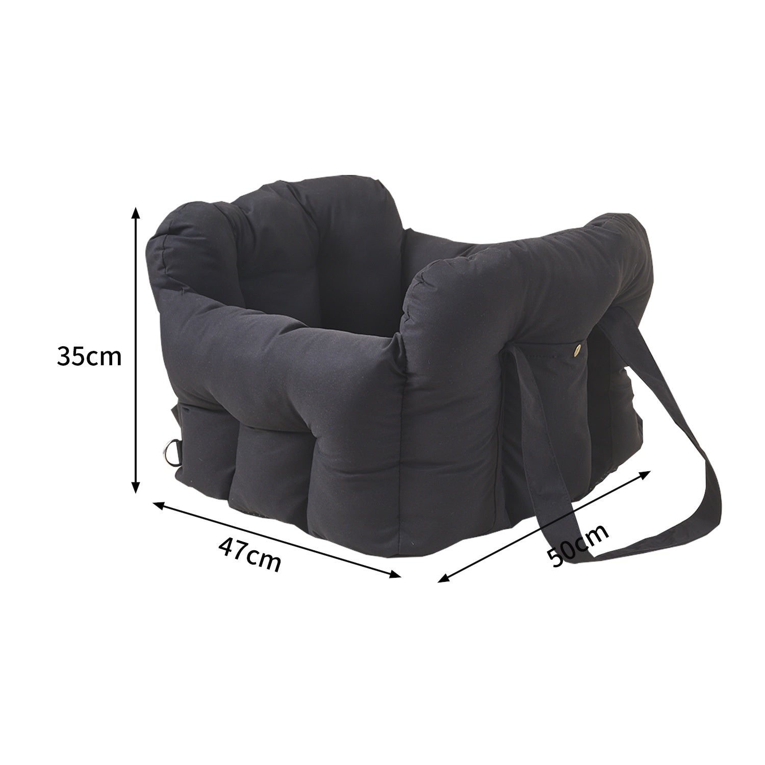 Portable Car Front Passenger Seat Pet Safety Carrier Backpack