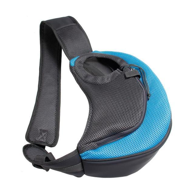 Outdoor Mesh Pet Carrier Shoulder Handbag Travel Bag
