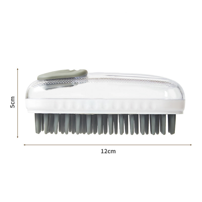 Silicone Pet Bath Massage Foam Cleaning Brush Tool