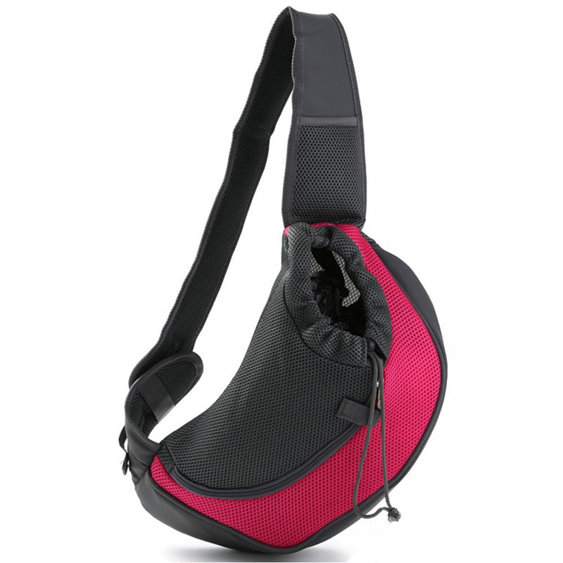 Outdoor Mesh Pet Carrier Shoulder Handbag Travel Bag