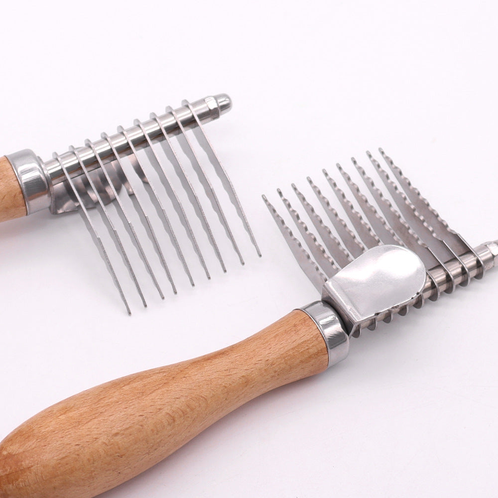 Pet Grooming Brush For Knot And Fur Removal Tool
