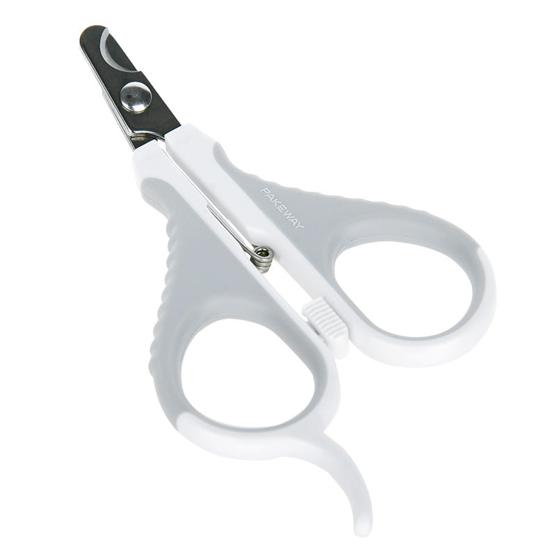 LED Pet Nail Scissors Clippers Safety Grooming Tool