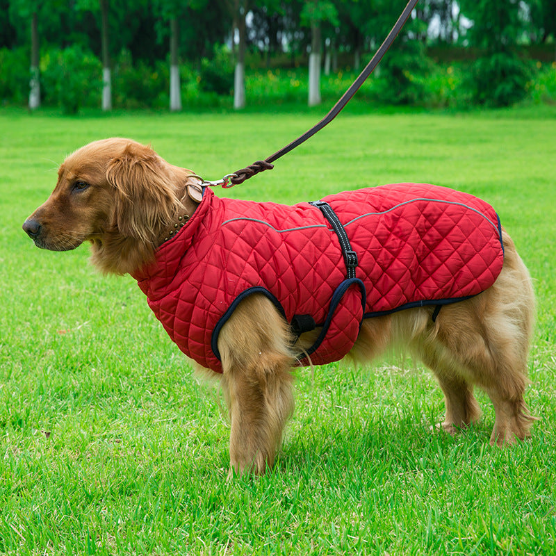 Pet Adjustable Warm Cotton Jacket Clothing Layer