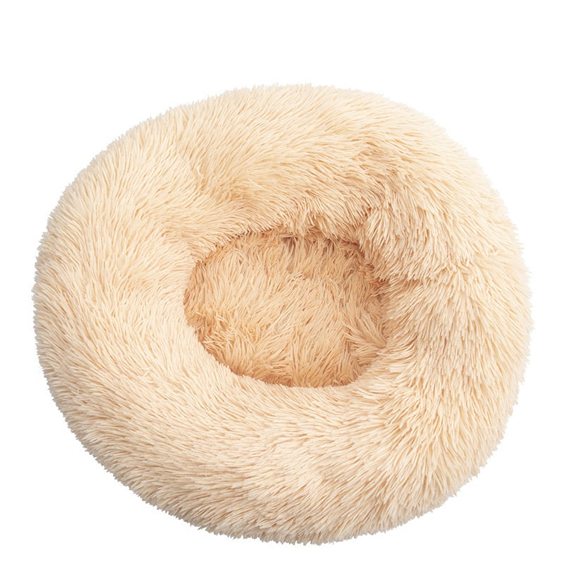 Round Cotton Winter Warm Pet Sleeping Bed Kennel