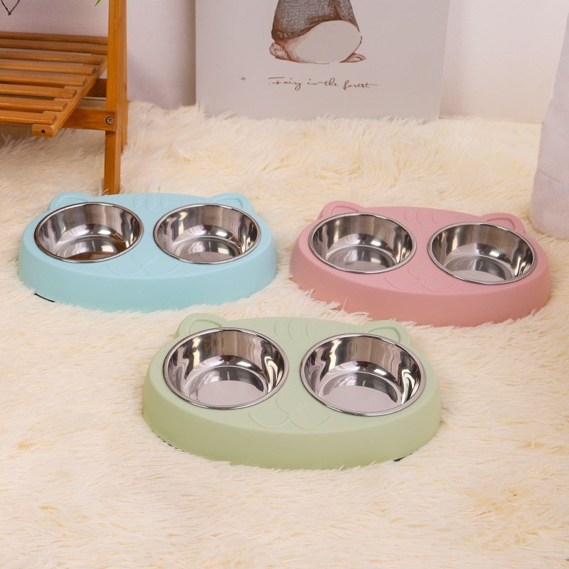 Pet Feeding And Drinking Bowl Rice Basin Water Dish