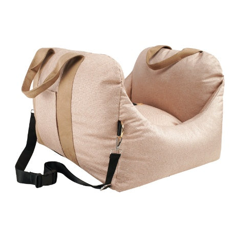 Waterproof Pet Car Seat Carrier Mesh Travel Bed Basket